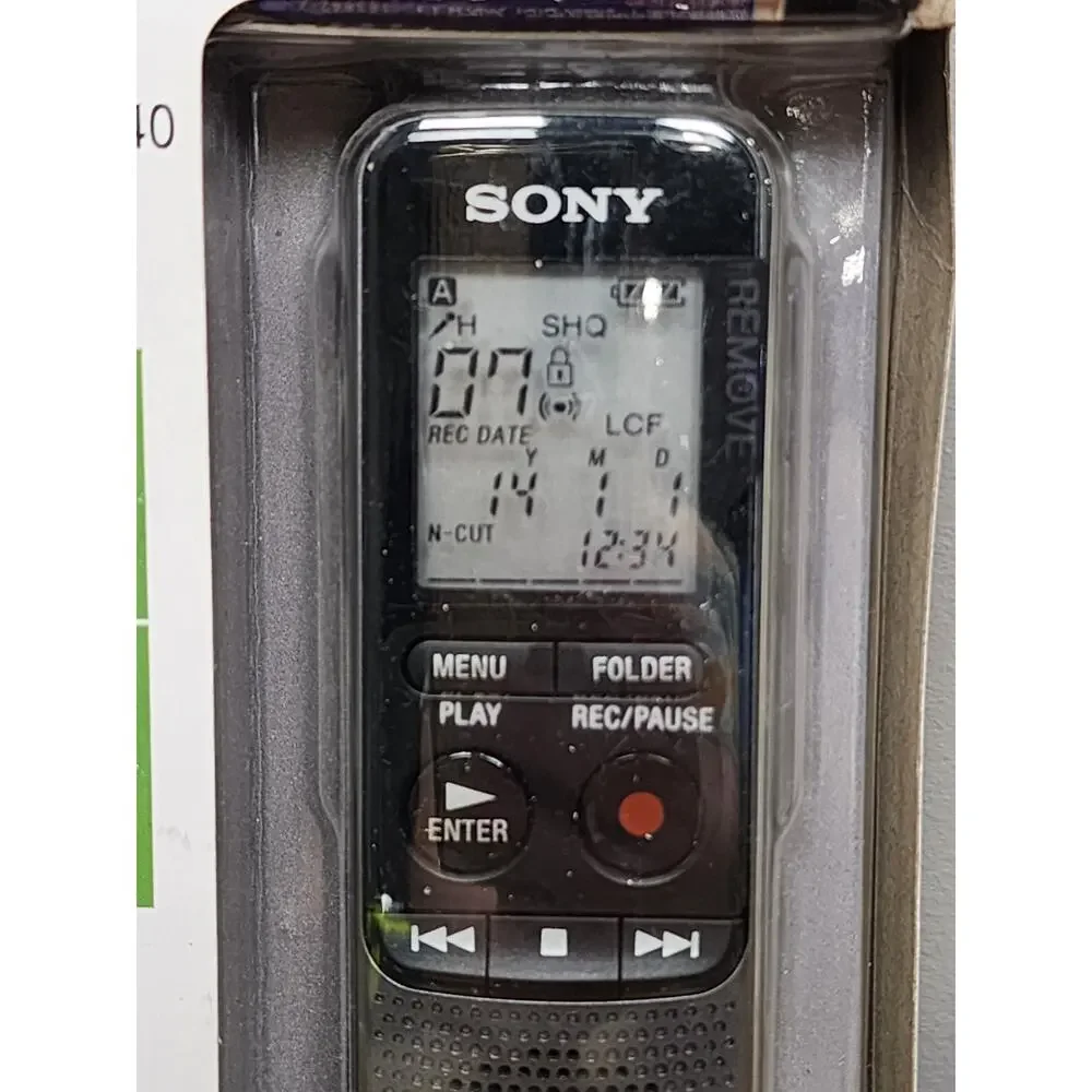 Sony ICD-PX240 4GB Digital Voice Recorder for Lectures & Meetings New